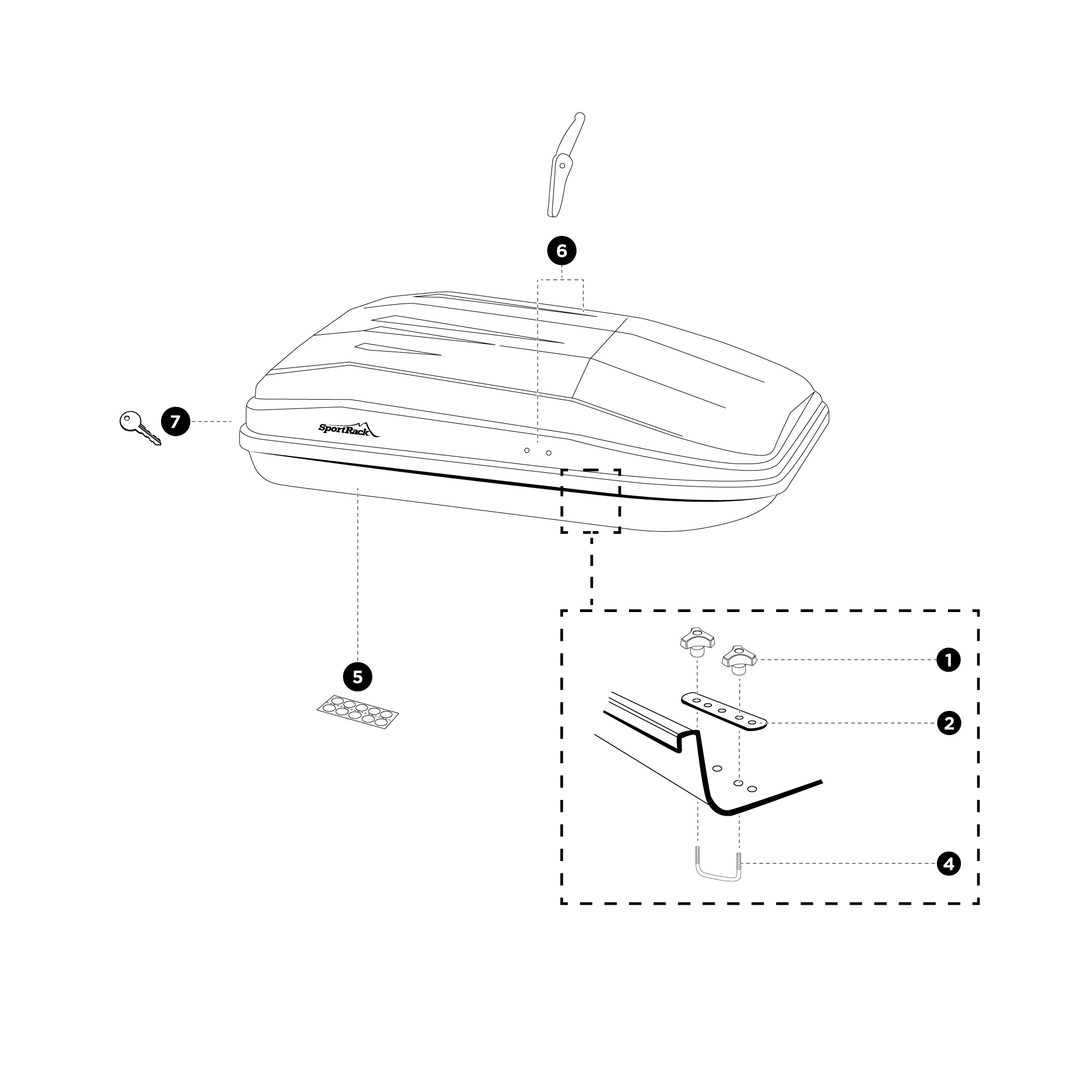 voyager xl rooftop cargo carrier