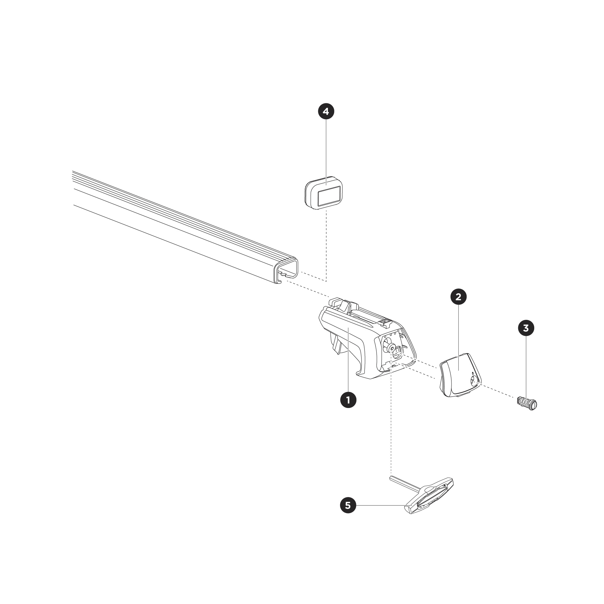 SportRack Complete Roof Rack System, 118-cm